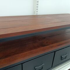 ★リユースのサカイ日立店★HJ8266  テレビ台 ブラウン/ブラック H50.5×D40×W120 クリーニング済み の画像