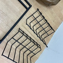 尾上製作所アイアン　尾上製作所(ONOE) アイアンレッグLOW IL-L [1組2本入り マルチファイアテーブルII・市販の天板と組み合わせ可 什器/ガーデニング/テレビ台などの屋内使用可 460×400×15mm キャンプ]キャンプギア　キャンプ道具の画像