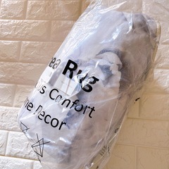 カーペット 円形 150cm 1.5畳 ラグ 花柄 瑩花群薔 ブルーの画像