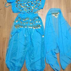 ［新品未使用］ジャスミン 風 アラジン レディース コスチューム 4点 セットの画像