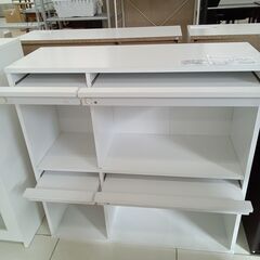 ★リユースのサカイ日立店★HJ8267  棚 ホワイト H90.5×D33×W91 クリーニング済み の画像