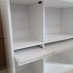 ★リユースのサカイ日立店★HJ8267  棚 ホワイト H90.5×D33×W91 クリーニング済み の画像