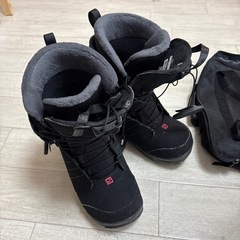 レディース スノーボード一式セット（板k2/ビンディングhead /ブーツsalomon/ケース×2/メンテナンス用品）の画像