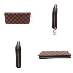ルイヴィトン N61207 長財布 ブラウン  LOUIS VUITTON ヴェルティカル ダミエの画像