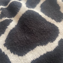 キリン柄 ニットの画像