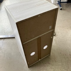 石2511-259 カラーボックス ホワイト 中古美品の画像