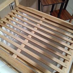 ★リユースのサカイ日立店★HJ8268  ラック ベージュ H96.5×D34×W44 クリーニング済み の画像