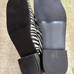 ゼブラ柄　パンプスの画像