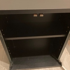 ◾️ガラス扉キャビネット CDラック ラック 棚 キャビネットの画像