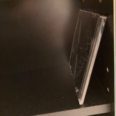 ◾️ガラス扉キャビネット CDラック ラック 棚 キャビネットの画像