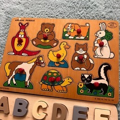 木製パズル2点セットの画像