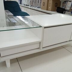 ★リユースのサカイ日立店★HJ8269  ドレッサー ホワイト H37～71×D44.5×W94.5 クリーニング済み の画像