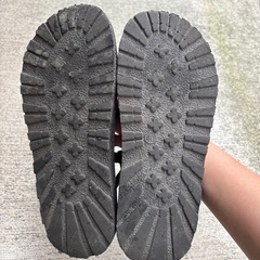厚底フラット　サンダルの画像