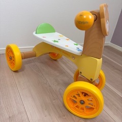マザーガーデン　Ｍｏｋｋｕ・Ｍｏｋｋｕ　 くまさん 木製 四輪車 乗用玩具 の画像