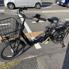 中古20インチ Panasonic電動アシスト自転車　12Ahの画像
