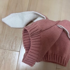 赤ちゃん用　うさ耳帽子の画像