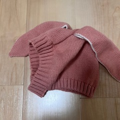 赤ちゃん用　うさ耳帽子の画像