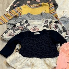 ❤️無料❤️女の子90cm秋服10点セットくまさんミニーまとめての画像