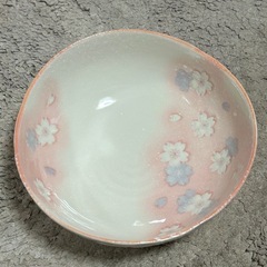 桜 柄 大森皿  2点 美品ですの画像