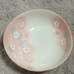 桜 柄 大森皿  2点 美品ですの画像