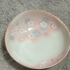 桜 柄 大森皿  2点 美品ですの画像