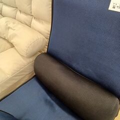 ★リユースのサカイ日立店★HJ8271  座椅子（ゲーミングチェア） ネイビー H71～11×D158～78×W49 クリーニング済み の画像