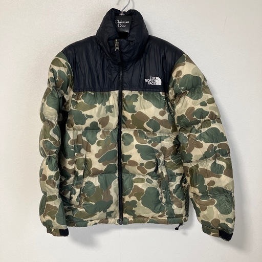 美品THE NORTH FACE 迷彩ヌプシダウンジャケット S ユニセックス