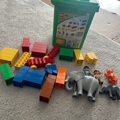 LEGOデュプロ　ぞうさんのバケツ の画像