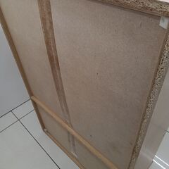 ★リユースのサカイ日立店★HJ8272  食器棚 ナチュラルブラウン H90×D29×W60 クリーニング済み の画像