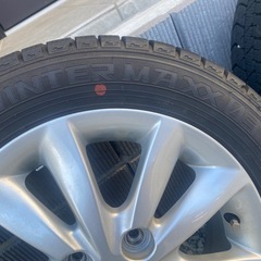 【極美】DUNLOP 155/65R14 スタッドレスタイヤ 純正ホイールセットの画像