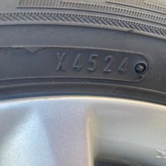 【極美】DUNLOP 155/65R14 スタッドレスタイヤ 純正ホイールセットの画像