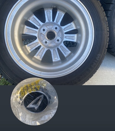 【極美】DUNLOP 155/65R14 スタッドレスタイヤ 純正ホイールセット