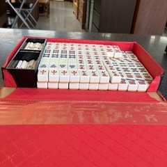 M2511-170 麻雀牌 取手付きケース キズ汚れ有りの画像