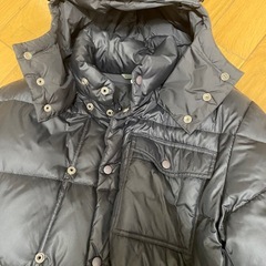 防寒ダウンジャンパー　メンズL 黒の画像