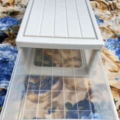 JM20428S)1段収納ケース/衣類収納 幅：約40cm 高さ：約27cm  奥行：約74cm 中古品【取りに来られる方限定】の画像