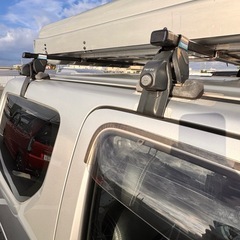 ジムニーjb23/ベースキャリア、ルーフボックス/の画像