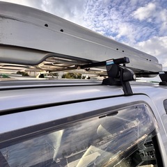 ジムニーjb23/ベースキャリア、ルーフボックス/の画像