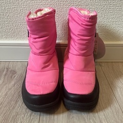モズ　スノーブーツ　新品　16センチ　女の子　ピンク　16cmの画像