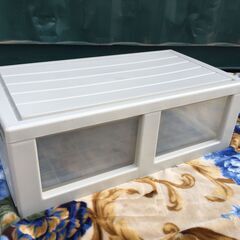 JM20428S)1段収納ケース/衣類収納 幅：約40cm 高さ：約27cm  奥行：約74cm 中古品【取りに来られる方限定】の画像