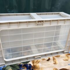 JM20428S)1段収納ケース/衣類収納 幅：約40cm 高さ：約27cm  奥行：約74cm 中古品【取りに来られる方限定】の画像