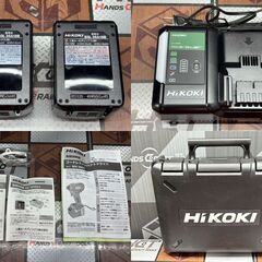 【中古】ハイコーキ HiKOKI WH36DC(2XP) コードレスインパクトドライバ バッテリ×2・充電器付き【ハンズクラフト佐賀】の画像