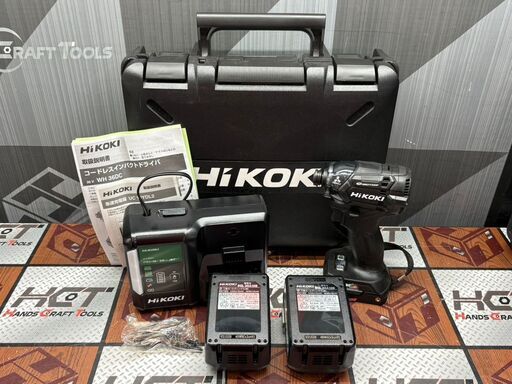 【中古】ハイコーキ HiKOKI WH36DC(2XP) コードレスインパクトドライバ バッテリ×2・充電器付き【ハンズクラフト佐賀】