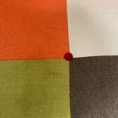 ３人掛けソファーベッド（クッション付）の画像