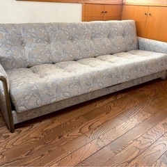 カリモクソファーベッドの画像