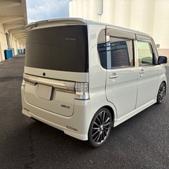 タント　カスタムRS ターボ　ナビ　ETC パワスラ　AW 車高調　検査R8/2の画像