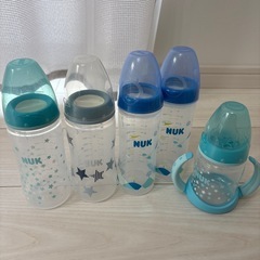 哺乳瓶 NUK ヌーク 電子レンジ消毒の画像