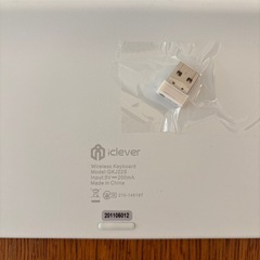 ワイヤレスキーボード iclever：GKJ 22sSの画像