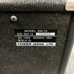 Fender エレキギターアンプの画像