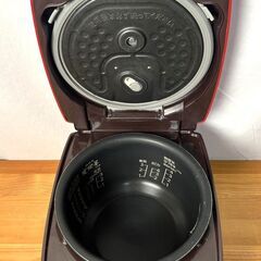【B399】MITSUBISHI/三菱電機/5.5合/IH炊飯電子ジャー炊飯器/備長炭/炭炊釜/NJ-VX109-R/2020年製/シャインレッド/中古/現状品の画像