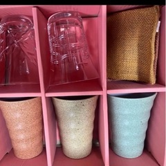 値下げ不可　ガラス グラス コースター  の画像